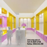 Thiết kế cửa hàng thời trang trẻ em Kun - Nghệ An